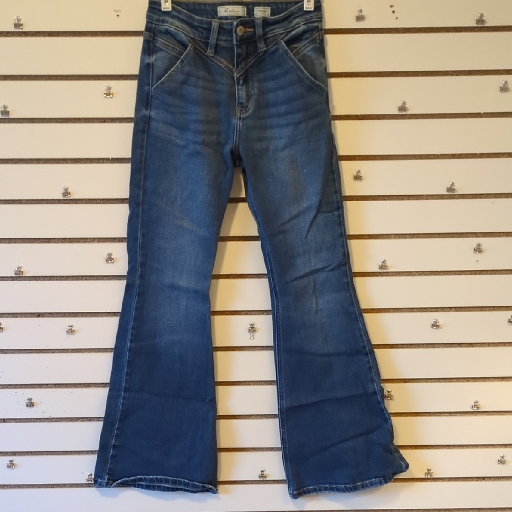 KanCan Dark Blue Flare Jeans